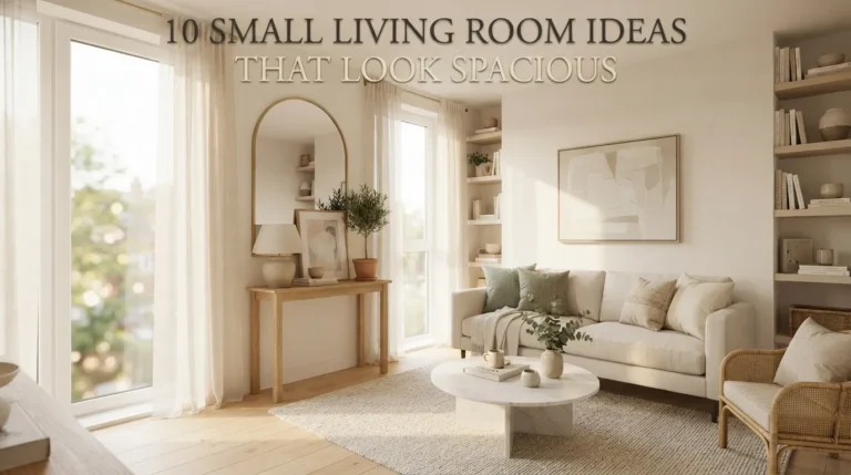 10 Small Living Room Ideas That Look Spacious