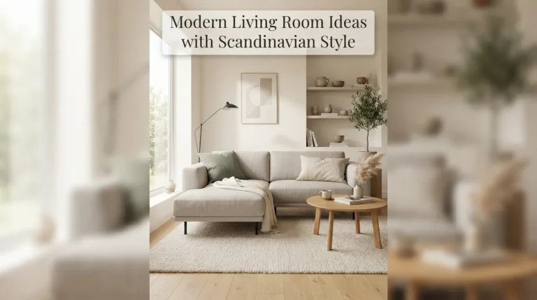 10 Modern Living Room Ideas with Scandinavian Style