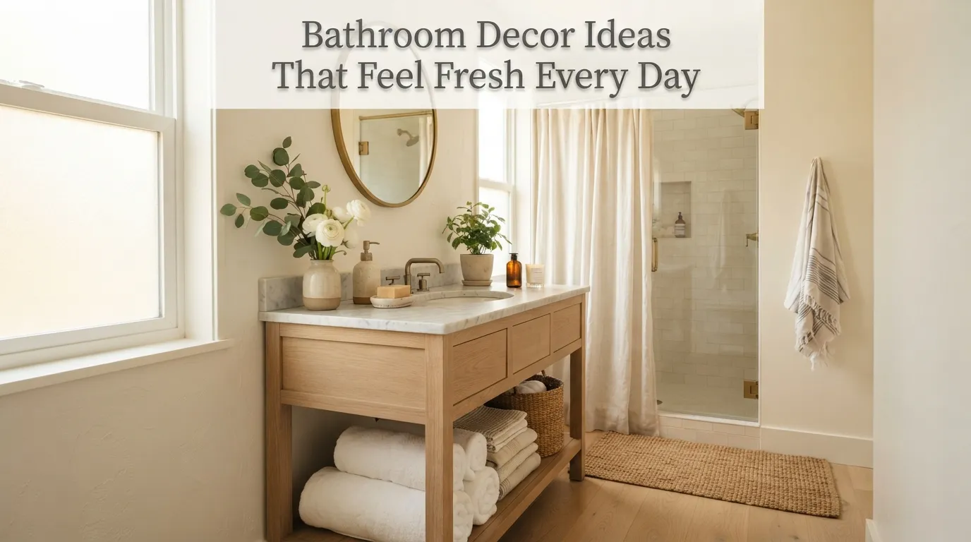 10 Bathroom Decor Ideas That Feel Fresh Every Day
