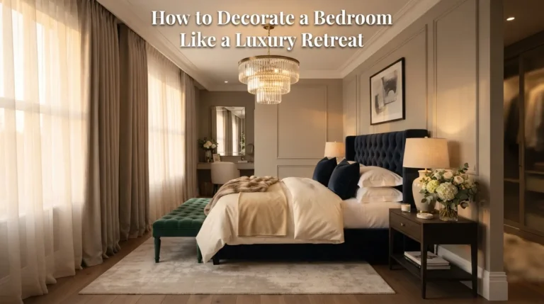 How to Decorate a Bedroom Like a Luxury Retreat