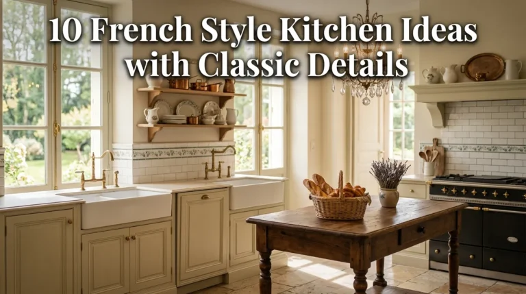 10 French Style Kitchen Ideas with Classic Details