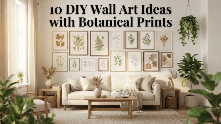 10 DIY Wall Art Ideas with Botanical Prints