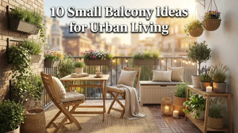 10 Small Balcony Ideas for Urban Living