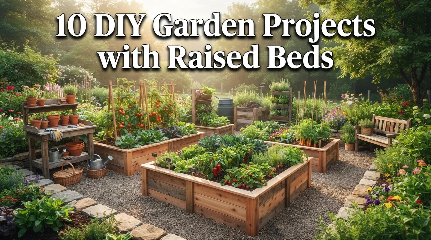 10 DIY Garden Projects with Raised Beds