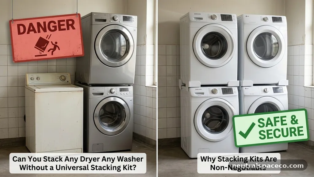 Why Stacking Kits Are Non-Negotiable - Can You Stack Any Dryer on Any Washer Without a Universal Stacking Kit?