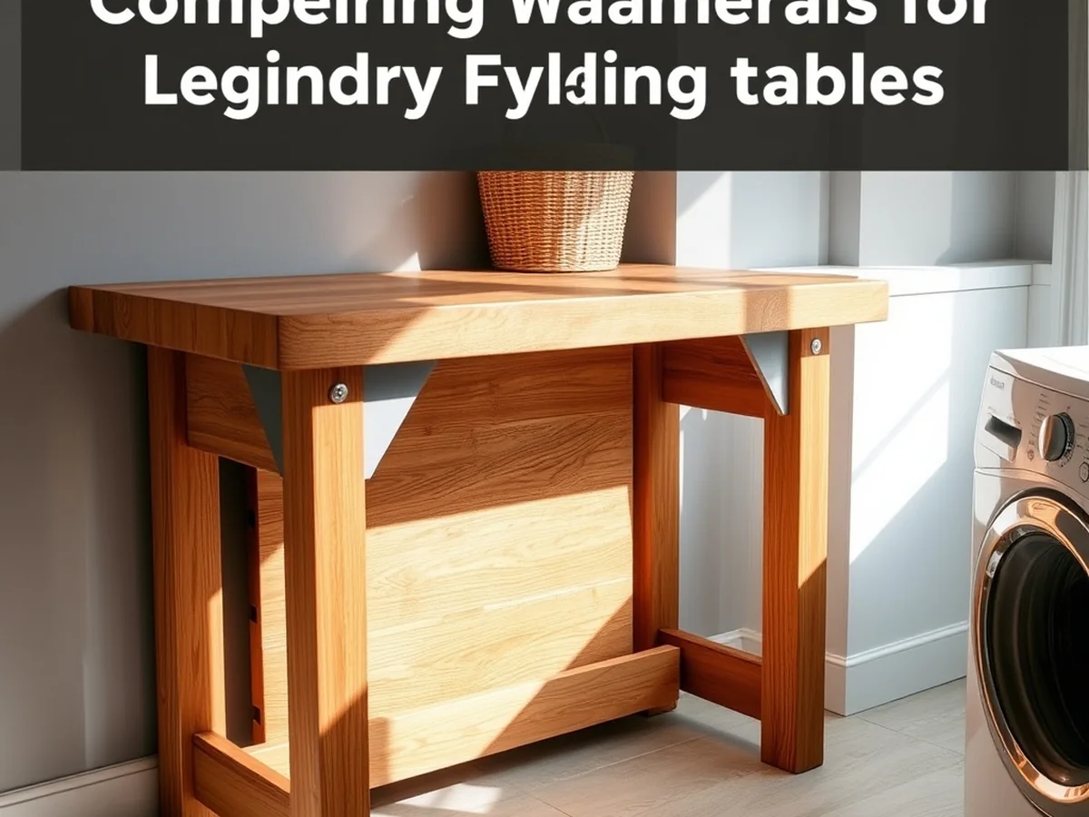 Comparing Materials for Residential Laundry Folding Tables - Laundry Folding Tables