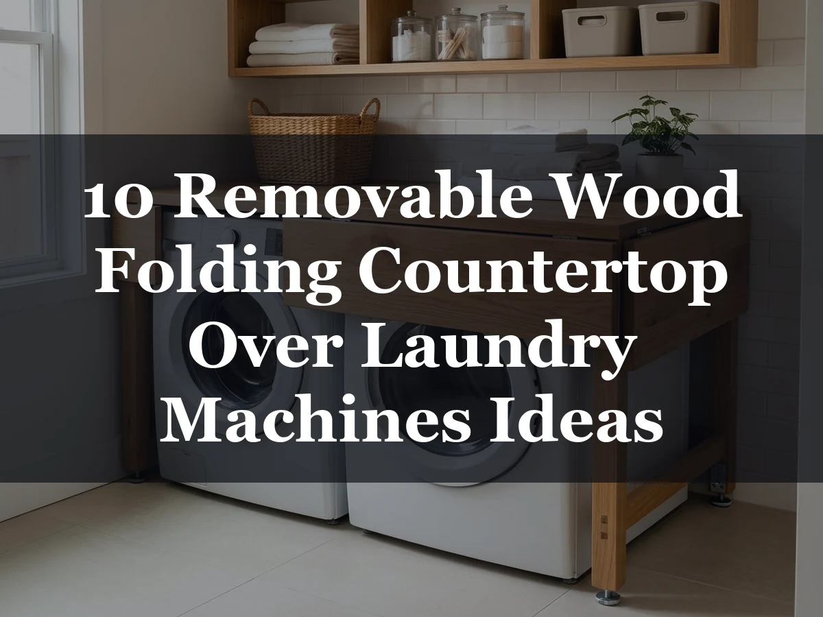 10 Removable Wood Folding Countertop Over Laundry Machines Ideas - Removable Wood Folding Countertop Over Laundry Machines