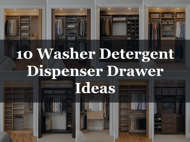 10 Washer Detergent Dispenser Drawer Ideas - Washer Detergent Dispenser Drawers Under Countertops