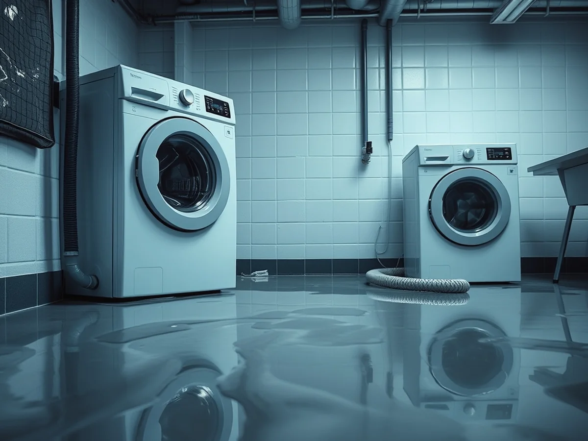 Immediate Steps for Overflow - Washer Standpipe Overflow During the Fast Drain Cycle