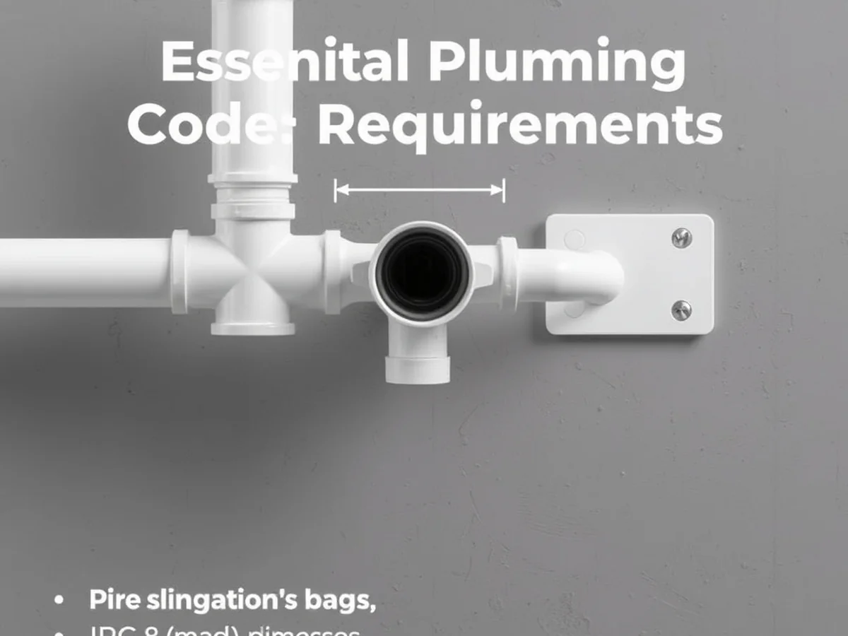 Essential Plumbing Code Requirements - Washing Machine Drain Standpipe