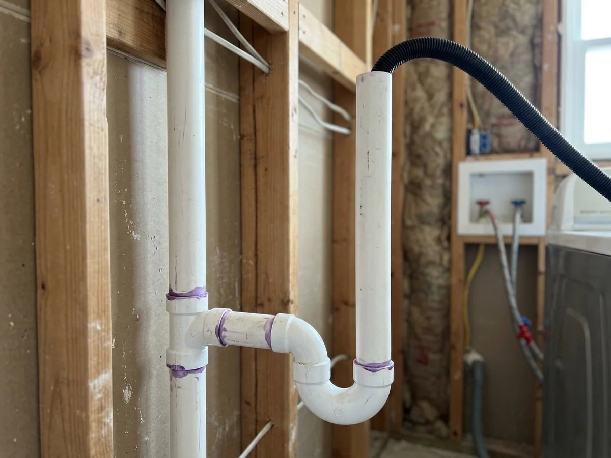 Materials and Proper Venting - Washing Machine Drain Standpipe